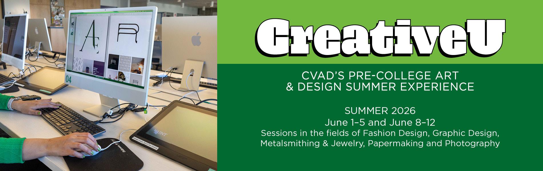 Attention, high school students, get a head start on your creative future at UNT CVAD!