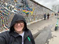 Bethani Lindsey at the Berlin Wall, 2025