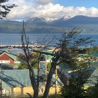 7. A view of Terra del Fuego from the Cape Horn International Center.