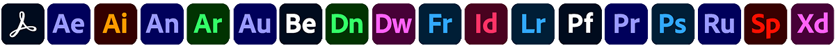 Adobe app tiles