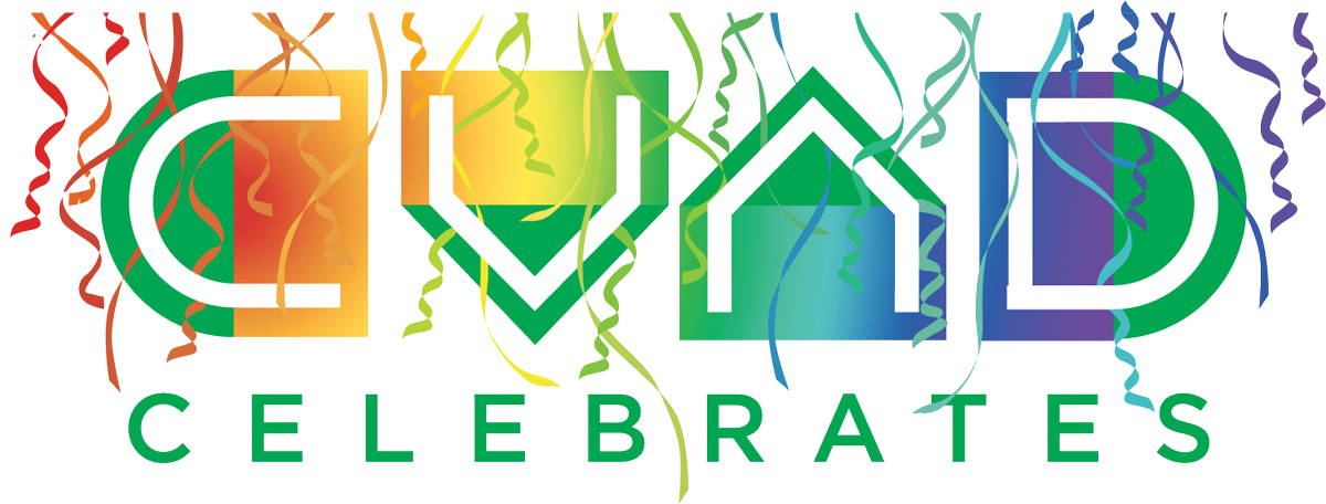 CVAD Celebrates in bright colors with streamers.