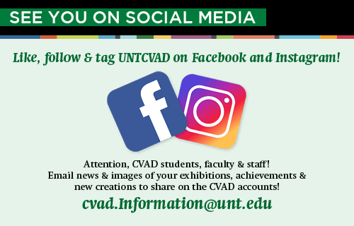 Invitation to follow CVAD on Instagram and Facebook