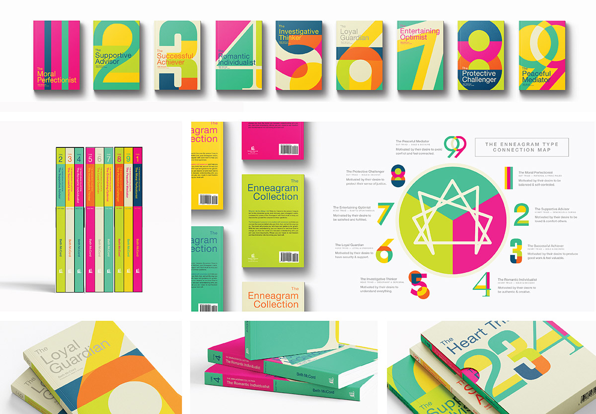 A series of styled mockups showing a publication titled 'Encore.' The design features vibrant layouts inspired by fan culture, including bold typography, playful colors, and lifestyle photography of young women surrounded by music memorabilia, posters, and records.