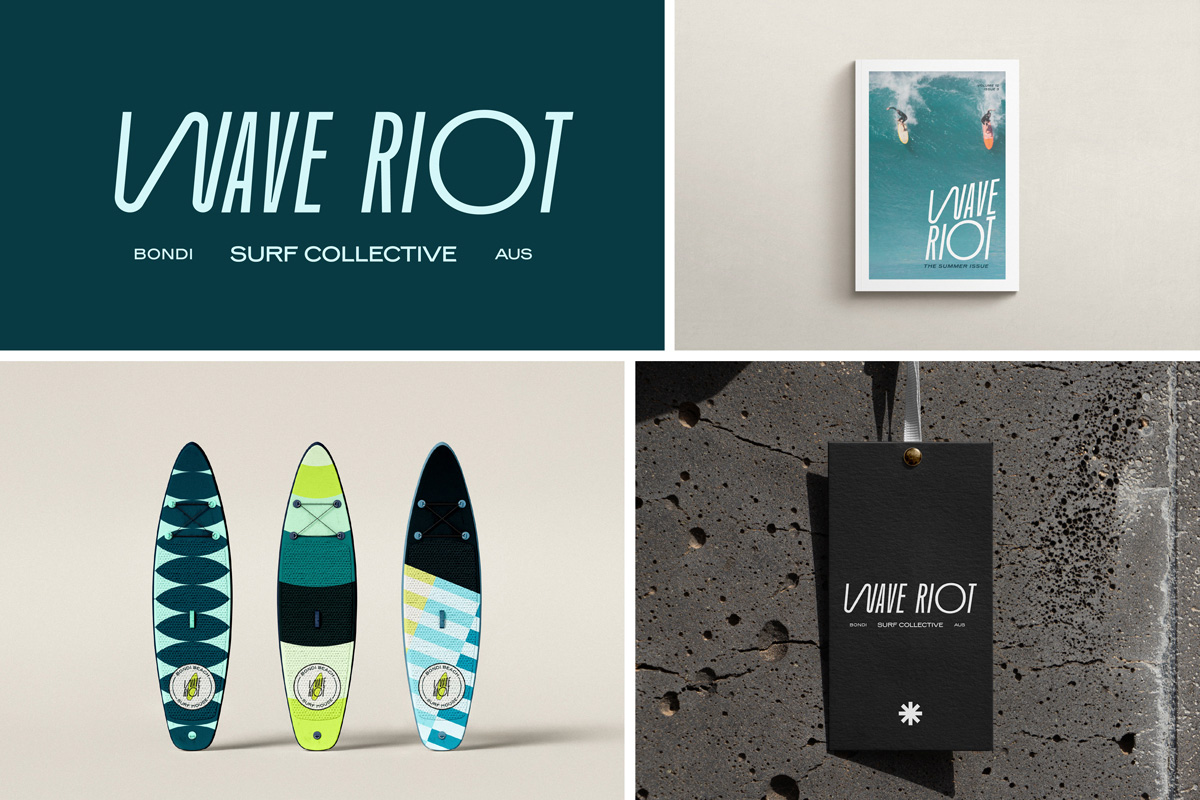 Rebrand of a surf collective based.