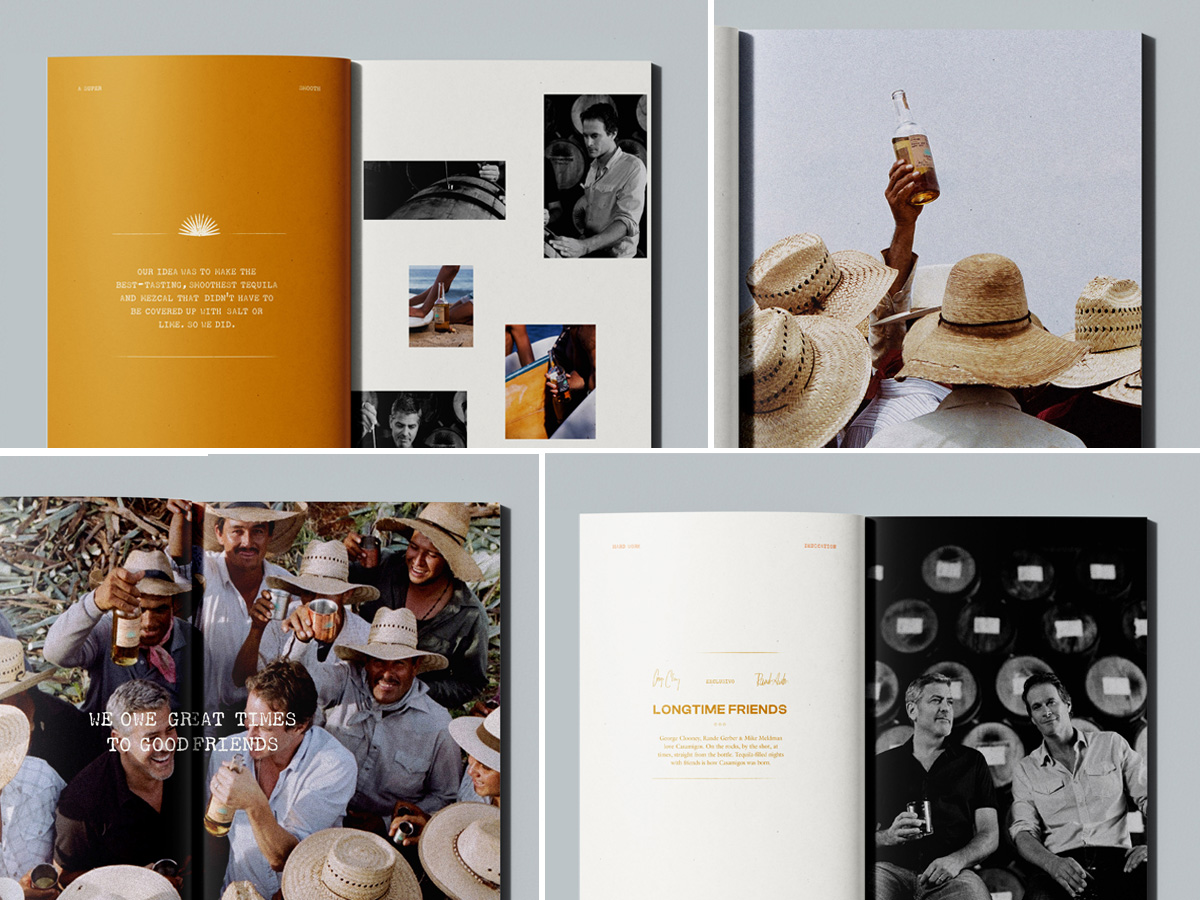 Four Images featuring some spreads from the publication.