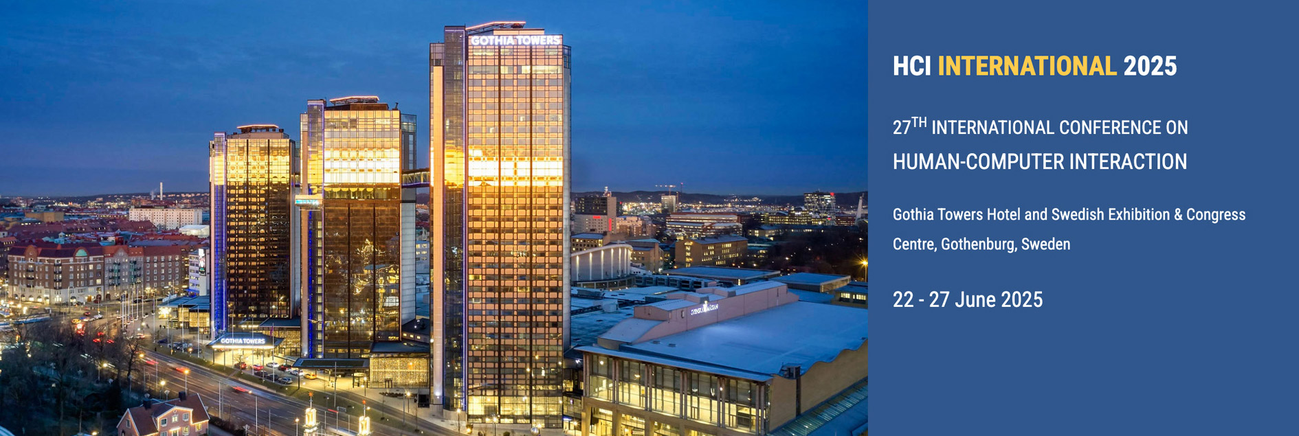 Image of the Gothia Towers in Sweden