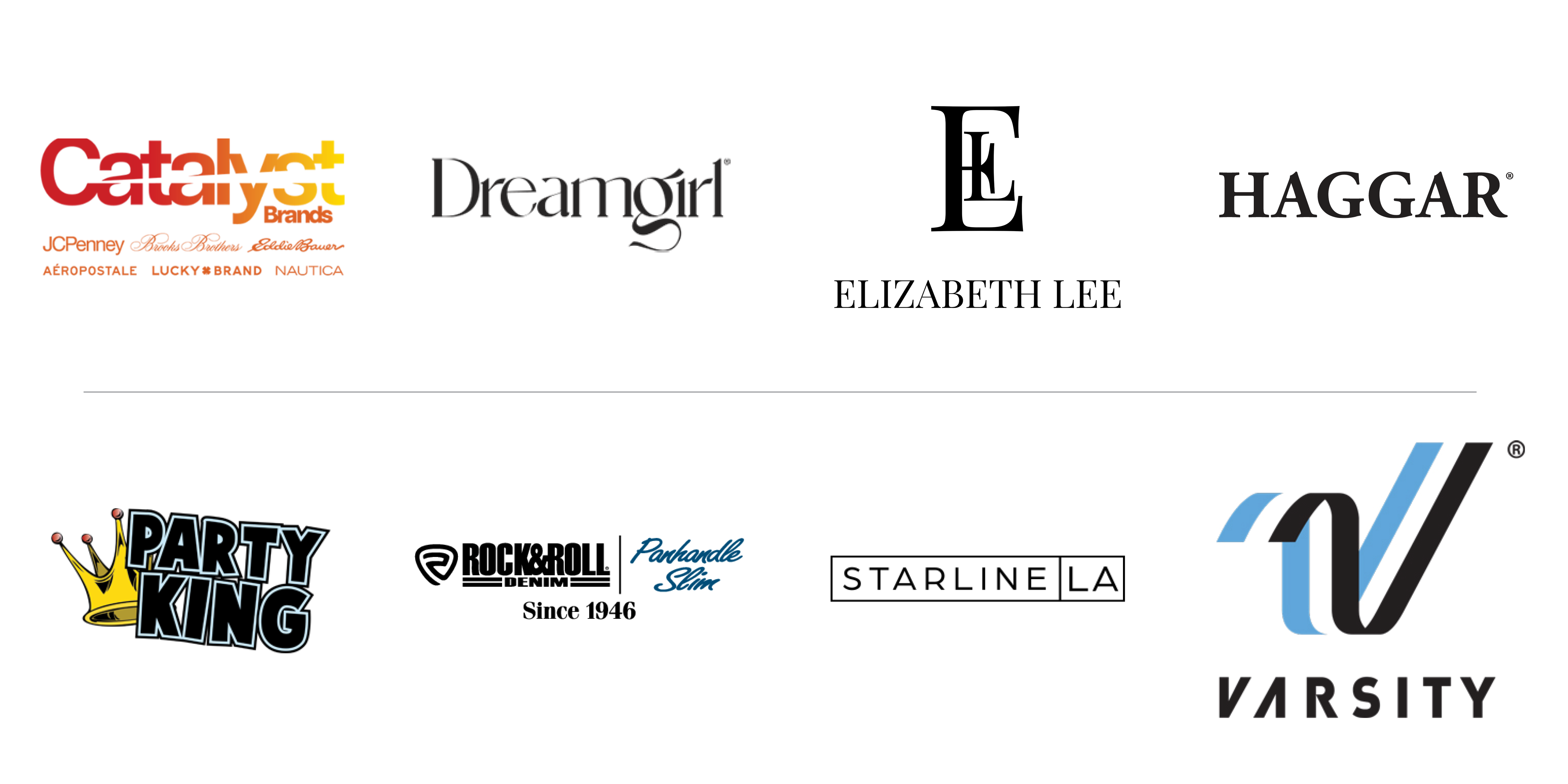 Logos of eight participating companies.