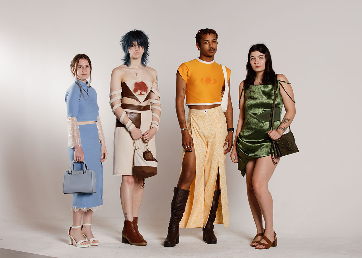 People modeling garments designed by Lopez