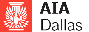 AIA Dallas logo in red and black