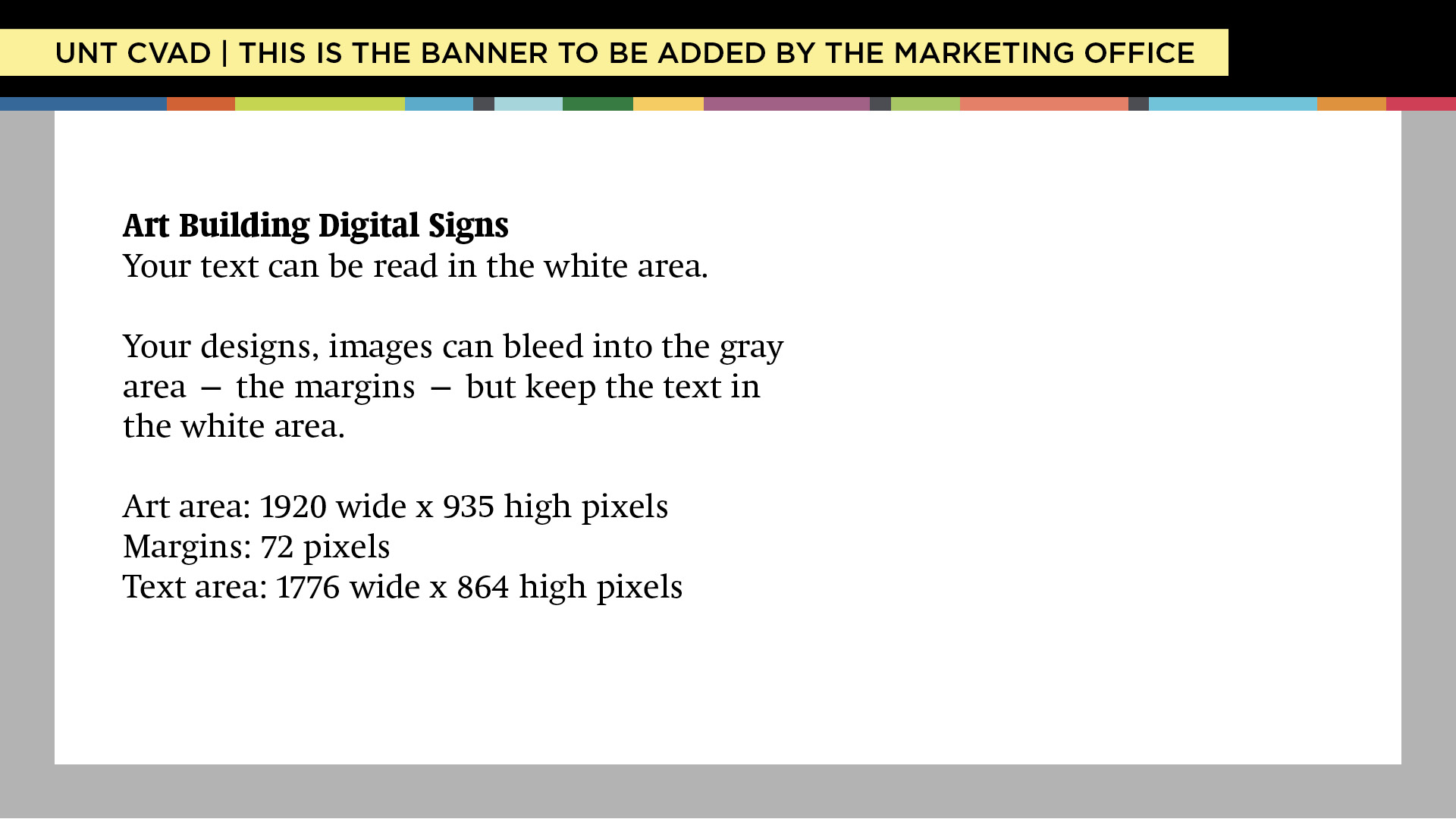 digital signs layout