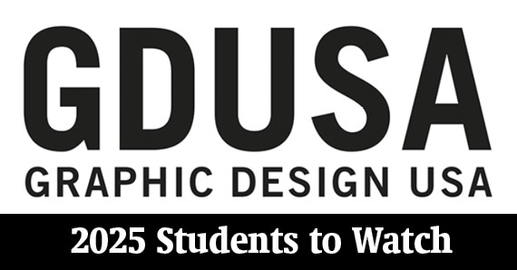 GDUSA Students to Watch in black and white letters