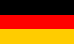 Flag of Germany, black, red and yellow