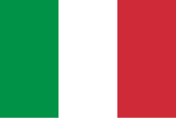 Flag of Italy, green, white and red