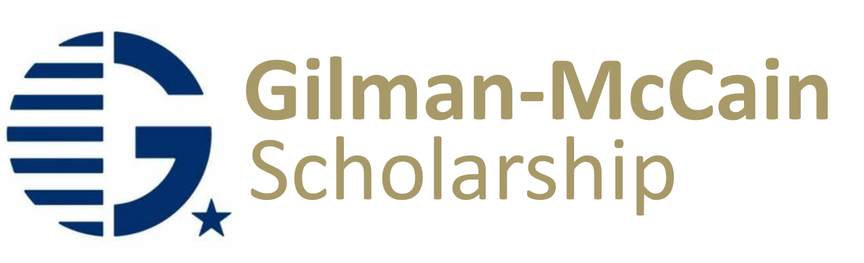 Gilman McCain Scolarship in gold lettes