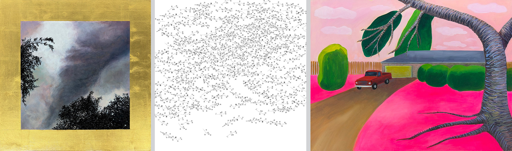 Three paintings described in the text.