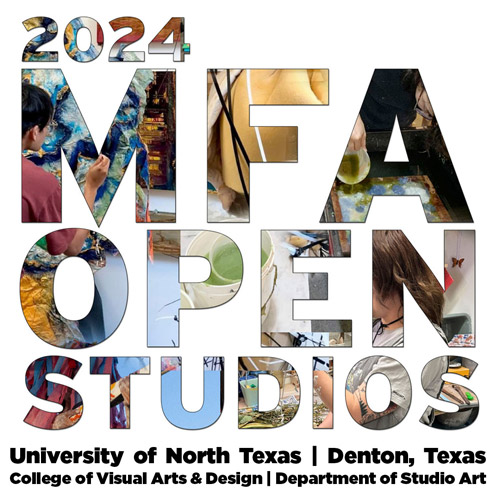 2024 MFA Open Studios in decorative type