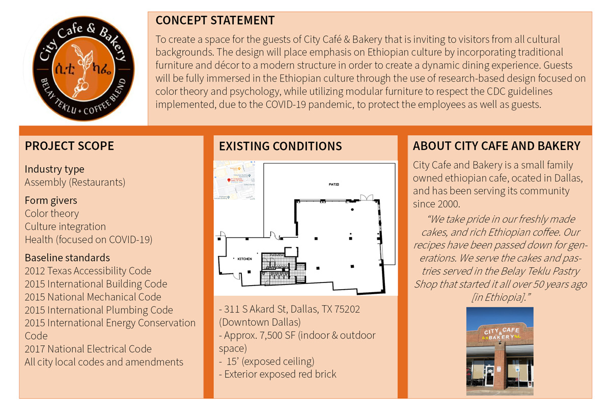 City cafe & Bakery design