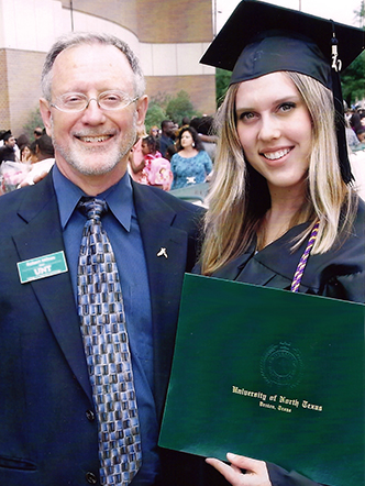 Robert Milnes standing next to Megan Lockhart