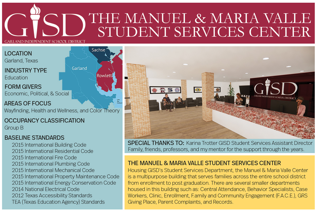 Project overview - The Manuel & Maria Valle student service center 