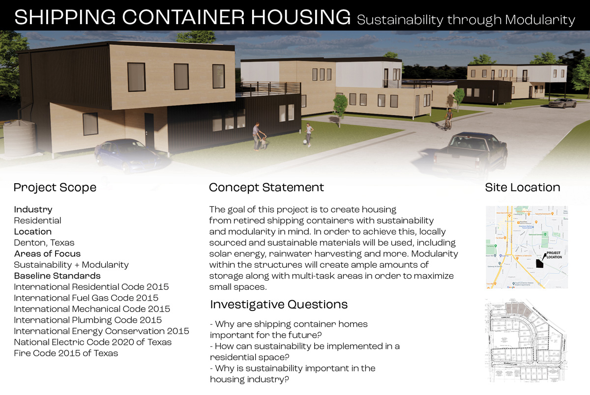 Shipping container housing - Sustainability through modularity
