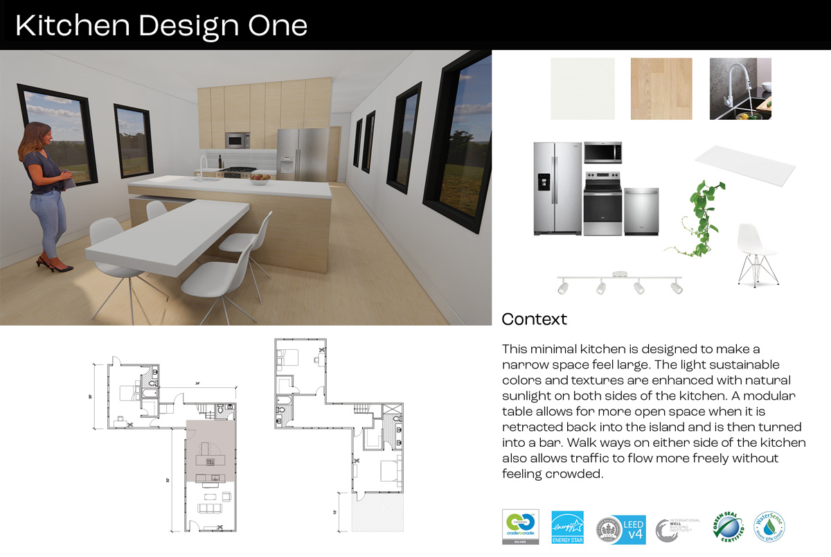 Kitchen design - One