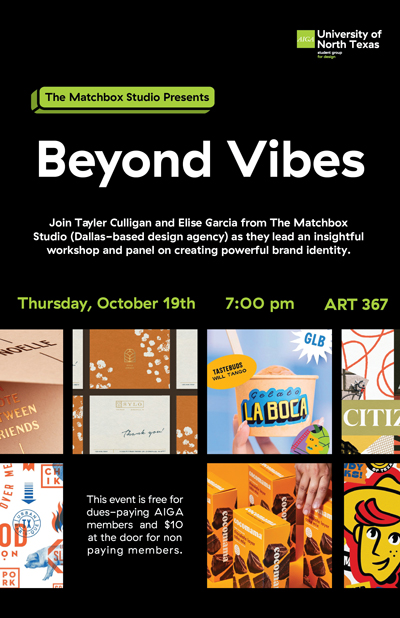 Beyond Vibes poster, Oct. 19, 7 p.m.