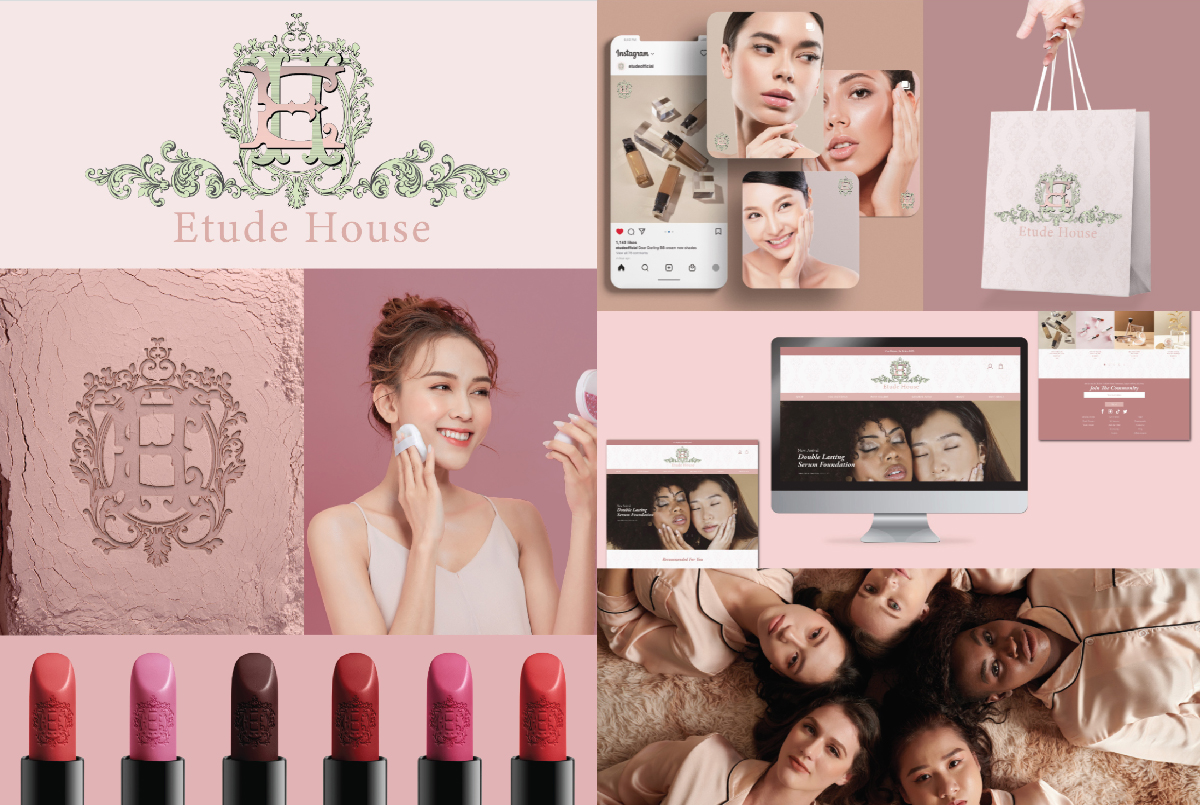 I wanted to showcase the rebrand with vintage packaging, dainty products, digital assets, storefront and shots of women resting in their femininity.  