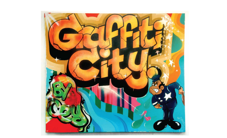 Graffiti City painting by Cey Adams