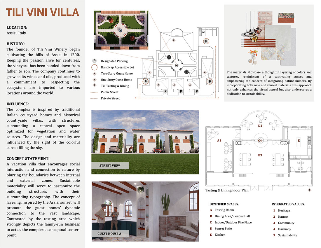 Tili Vini Villa floorplans