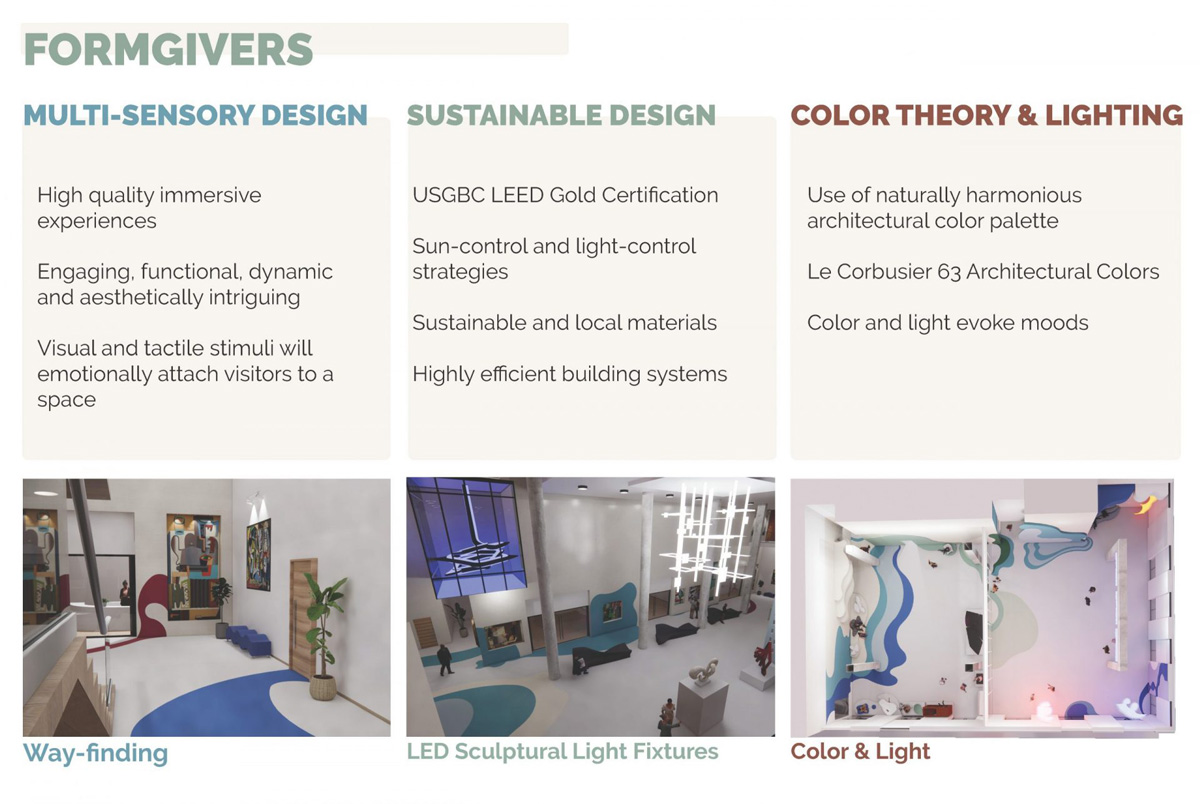 Formgivers - Multi-sensory design, Sustainable design, Color theory & lighting 