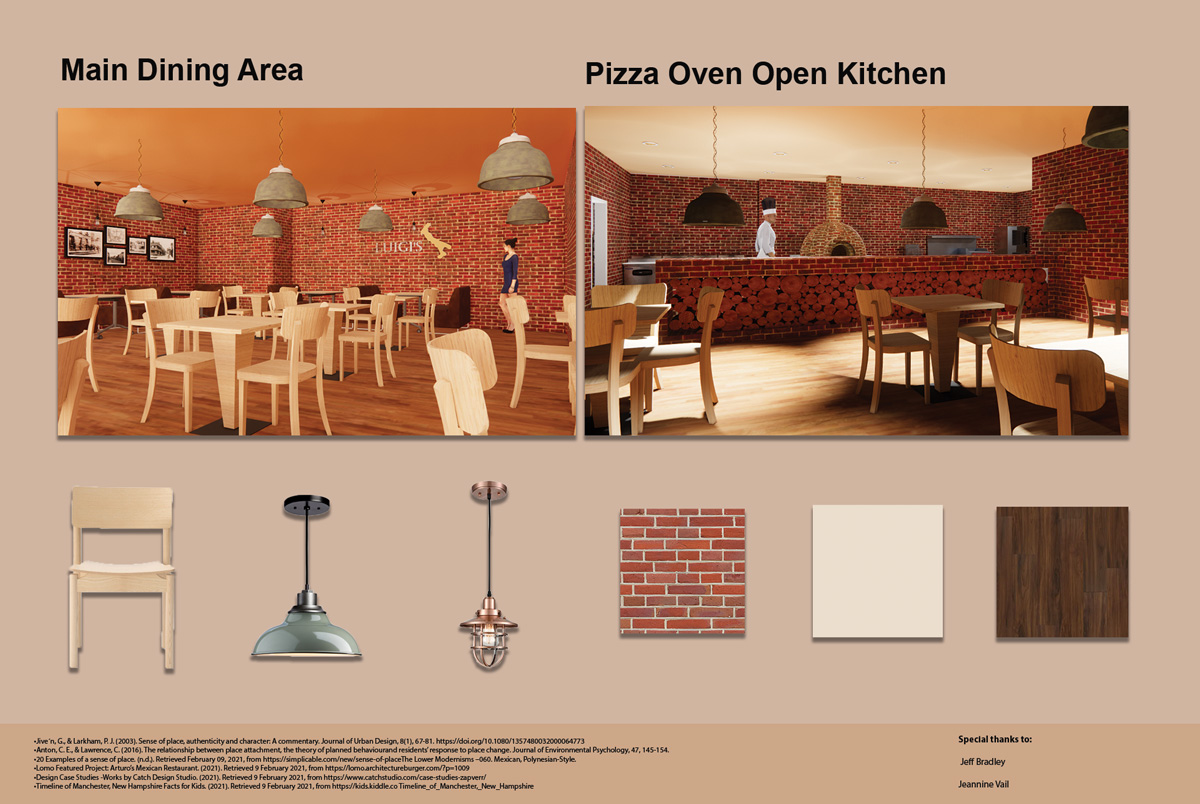 Mini dining area, Pizza oven open kitchen designs 