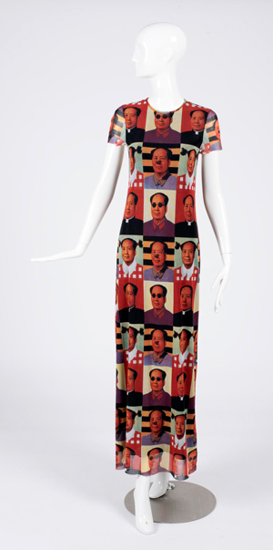 Vivienne Tam, “Chairman Mao” dress, 1995, museum purchase, Texas Fashion Collection.