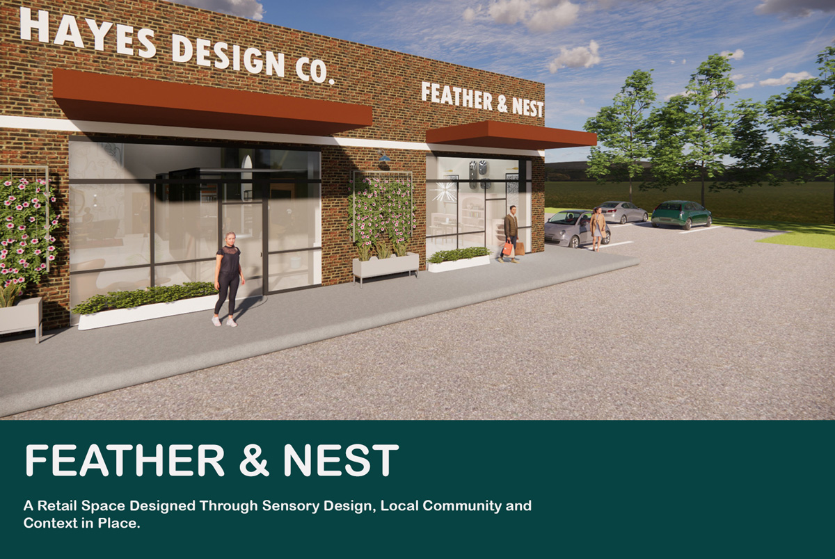 Retail space design - Feather & Nest