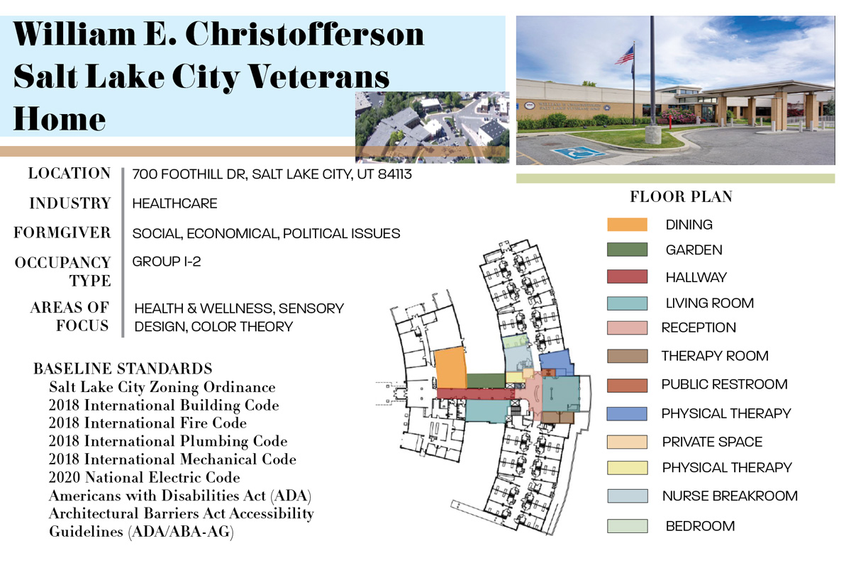 William E.Christofferson Salt Lake City Veterans Home plan