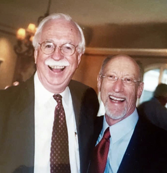 Jack Davis and Don Schol laughing