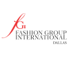 Fashion Group International Dallas logo, red letters on white background
